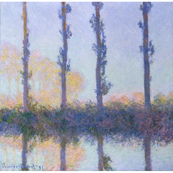Cztery drzewa, Claude Monet,1891 (1500el.) - Sklep Art Puzzle